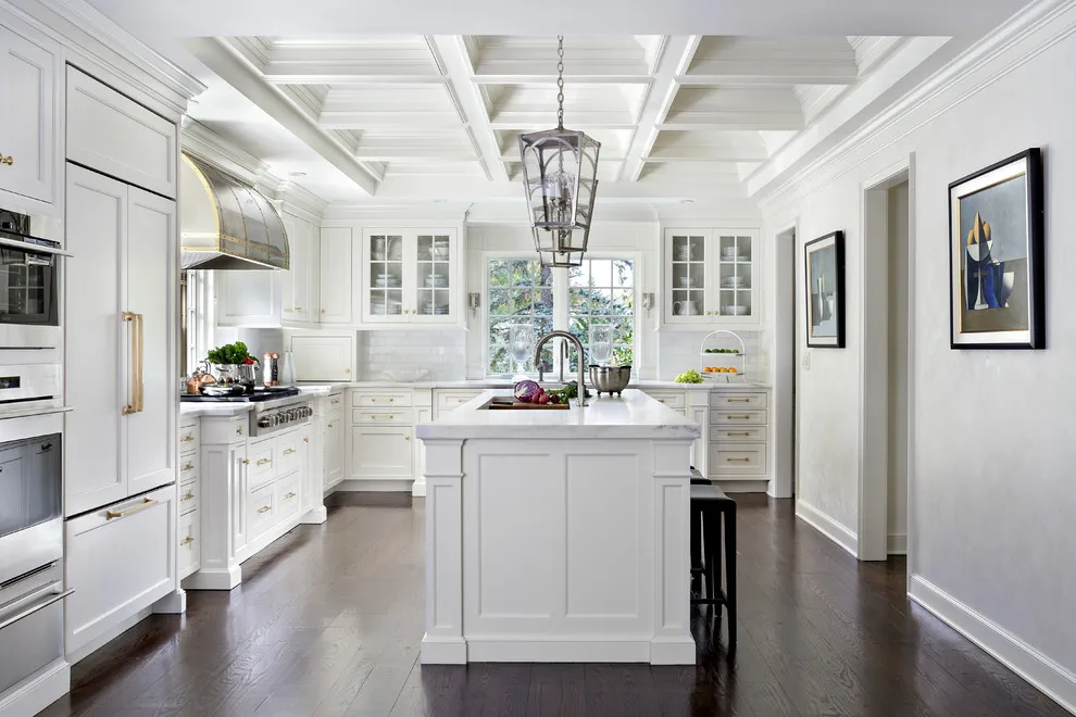 2024 home modern custom made kitchen cabinets wood shaker white