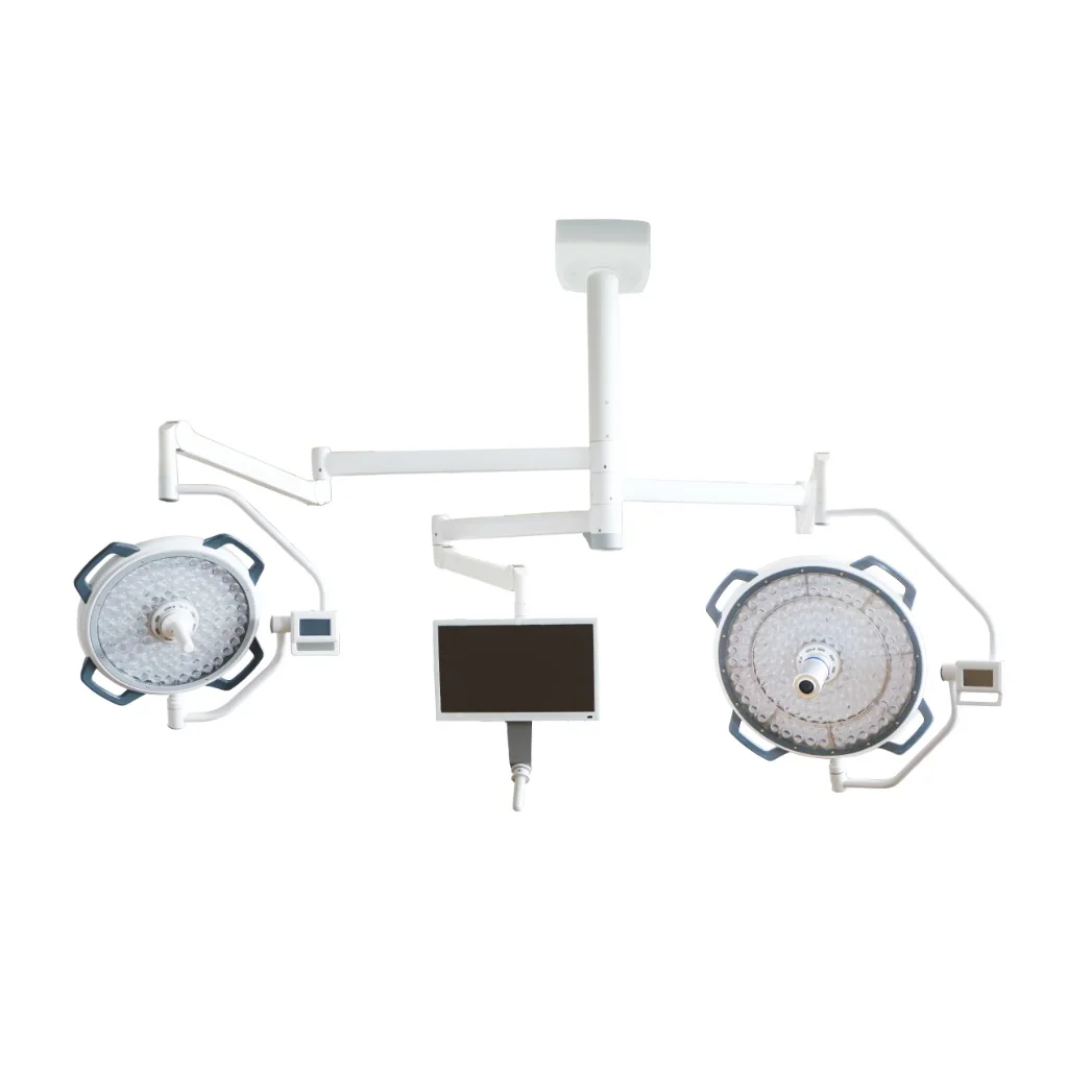 Double Dome Head Surgical Light Ceiling LED Operating Lamp for Operation Theatre Equipment