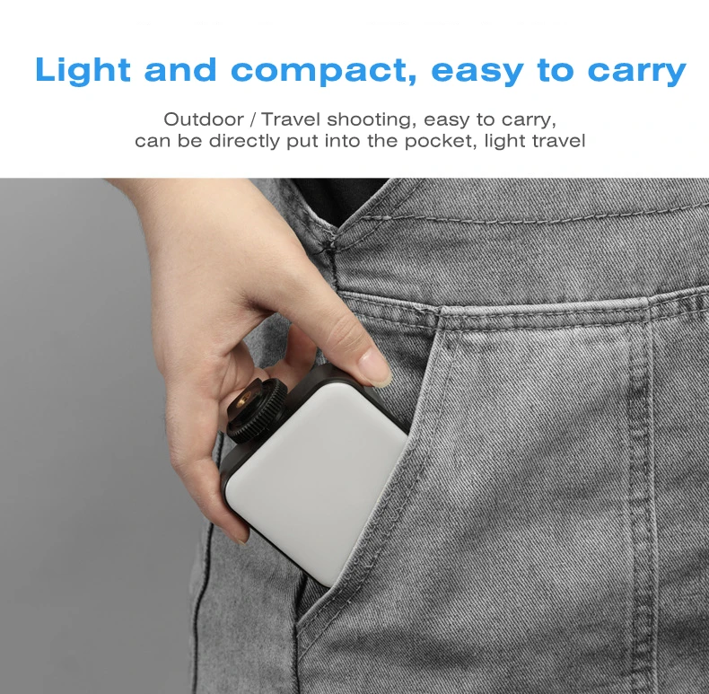 Mini rechargeable Photography Light LED Video Light Camera Fill Lamp Portable Soft Lighting Panel Multi-purpose led flash lamp