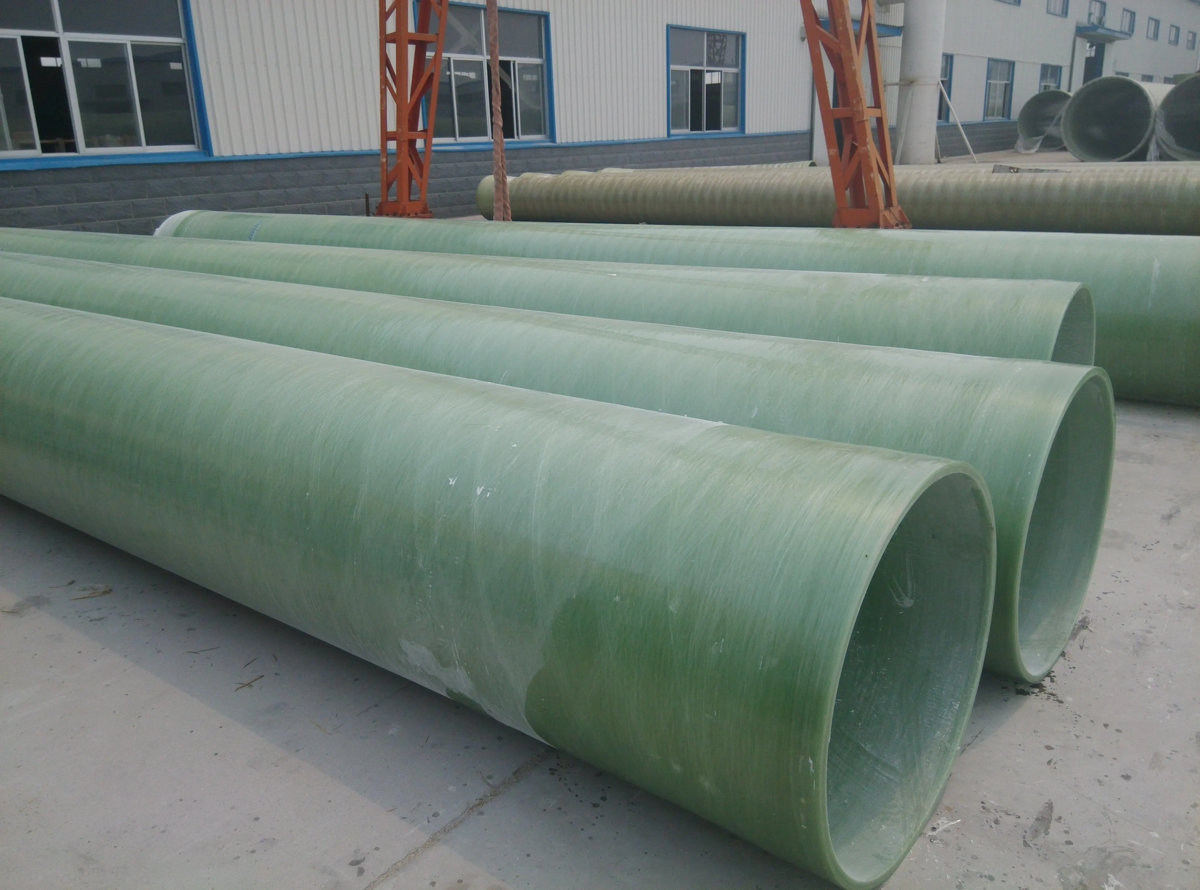 Fiberglass reinforced plastic water pipe for city supply water