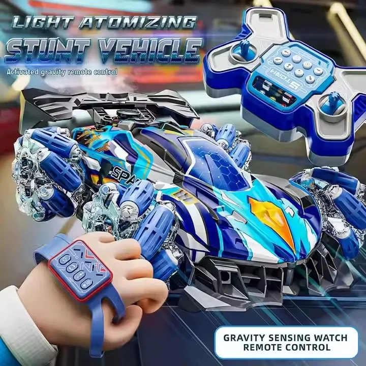 Selling 2.4ghz Remote Control Electric F1 Car Lights With Spray Rc Stunt Drift Car All-Terrain Rotary Electric Toy Car