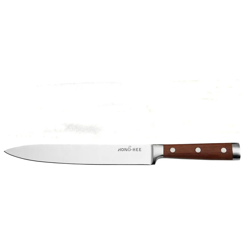 5 pieces Swiss line 430 and Rose Wood handle Stainless Steel Chef Carving Utility Kitchen Butcher Knife Set