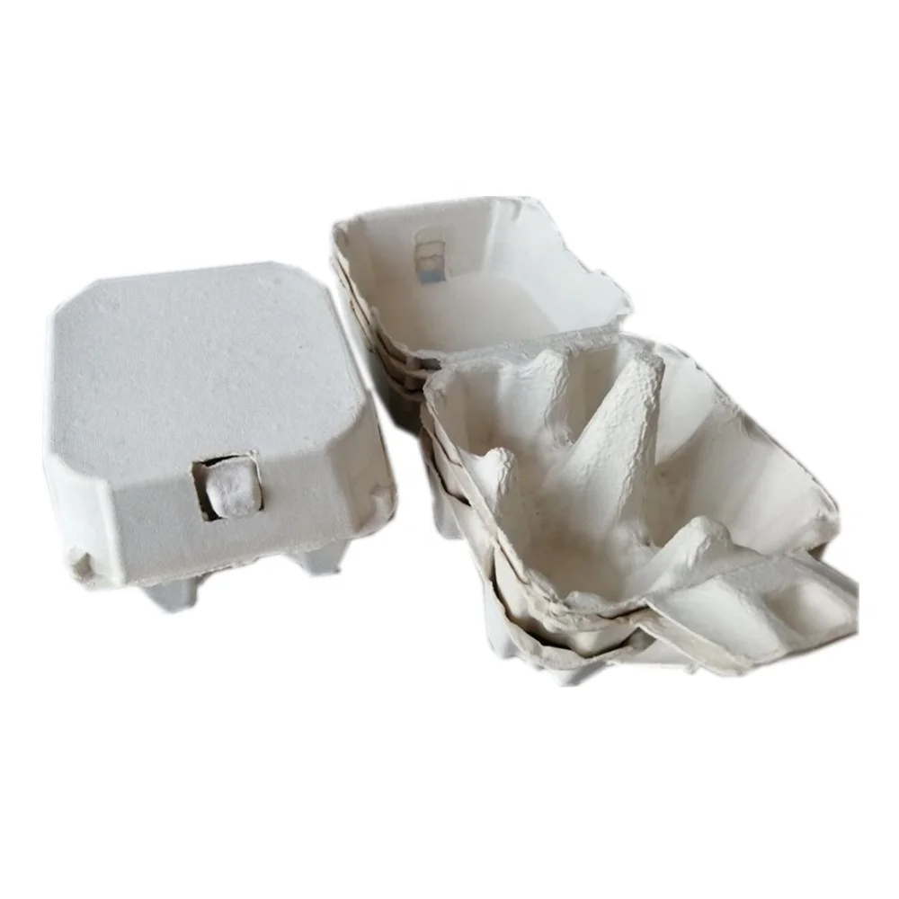 Hot Sale Eco Friendly Biodegradable Molded Pulp 12 egg Paper Quail Eggs Packing Tray Box Cartons