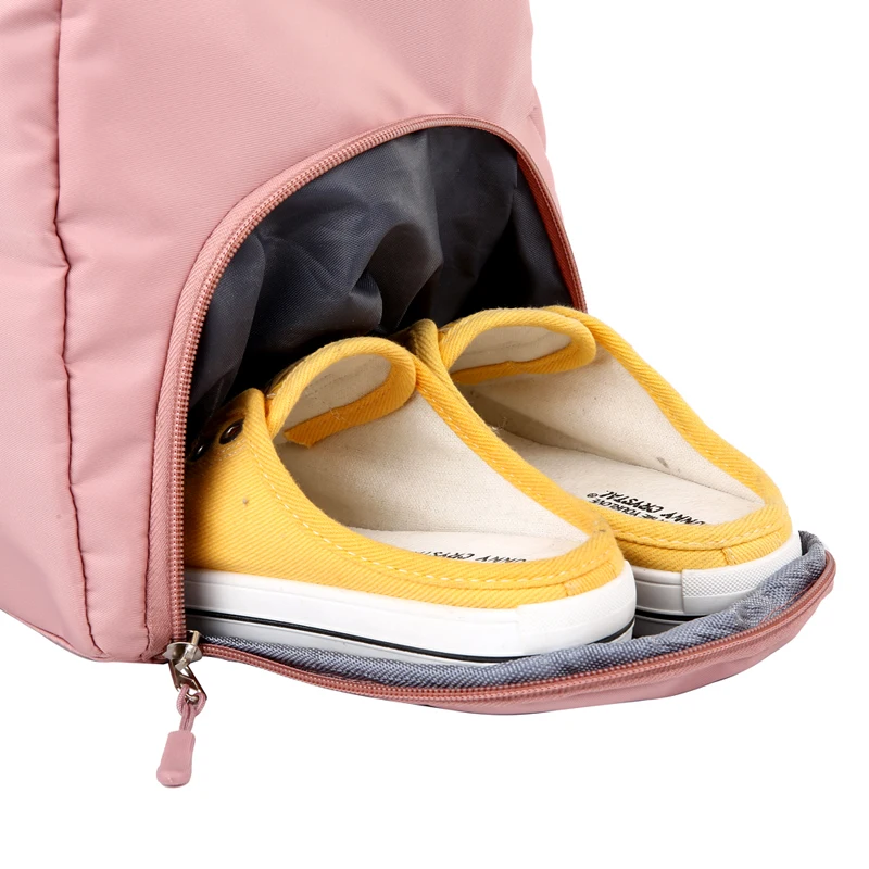 Дизайнерская спортивная сумка SSC с логотипом на заказ, розовая роскошная женская прозрачная спортивная сумка для путешествий и занятий спортом