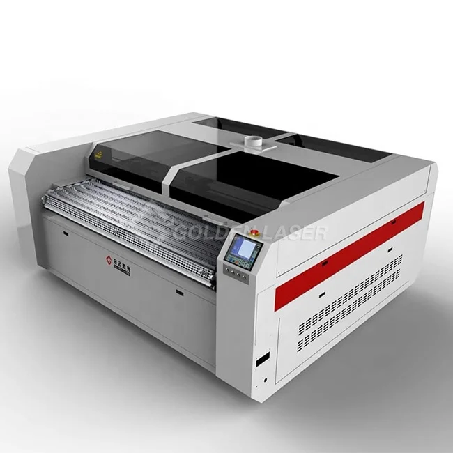 Fabric 1610 Laser Contour Cutting Machine for Tackle Twill with CCD Camera
