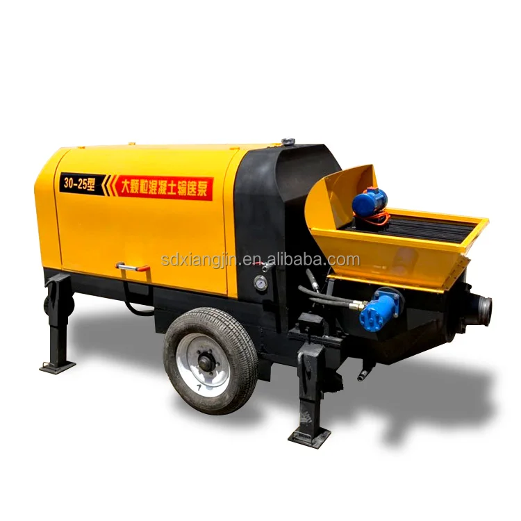Concrete pump 13Mpa cement mortar mixer pumps small concrete mixing and pump concrete