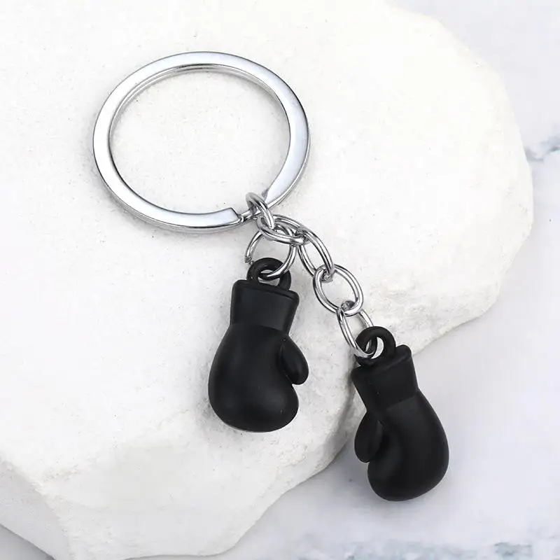 Hot Sale Boxing Glove Keychain Personalized 3D Accessories Design Metal Boxing Key Chains