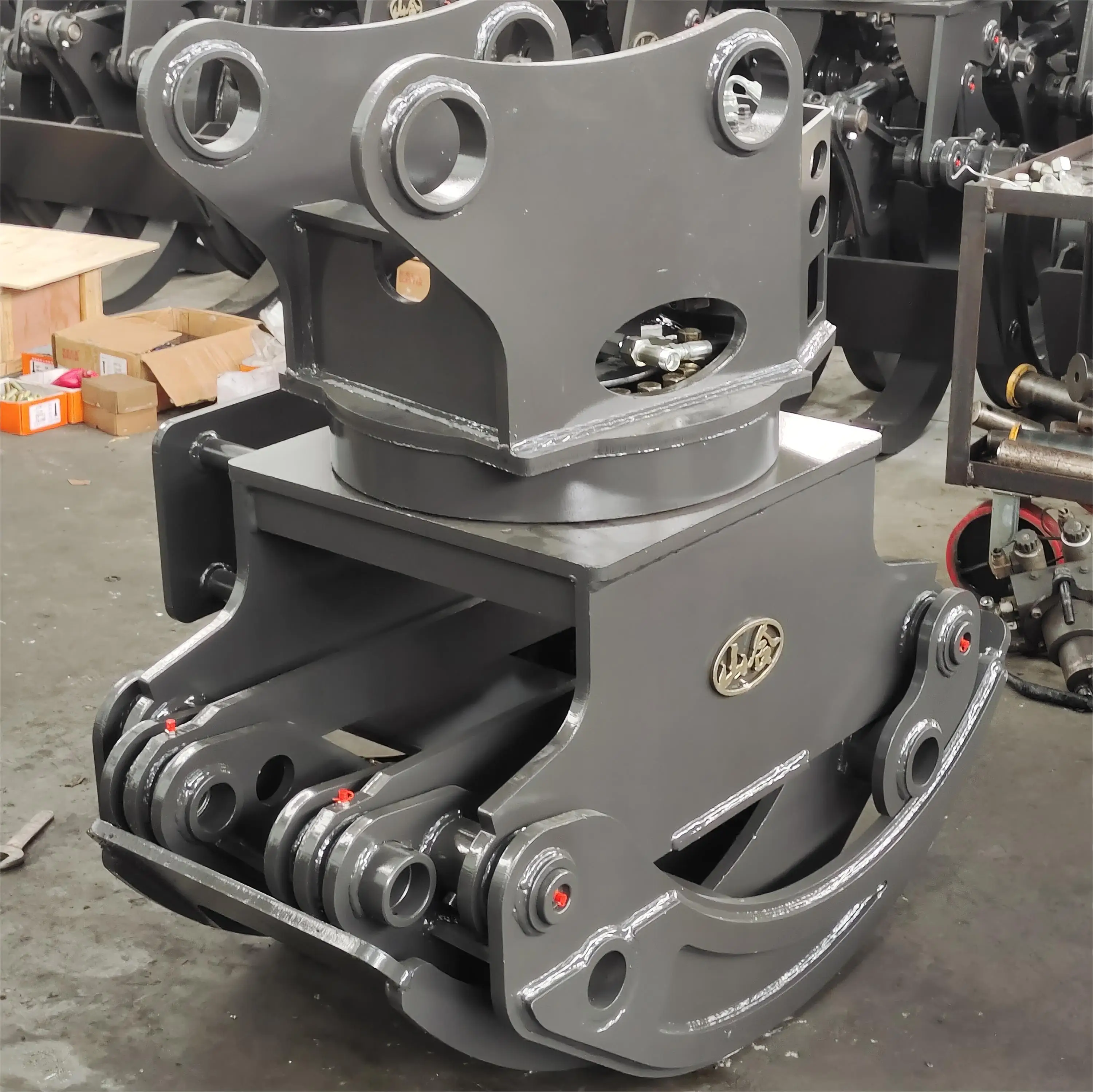 Excavator Rotating Log Grapple Wood Grapple Log Grab Stone Grapple