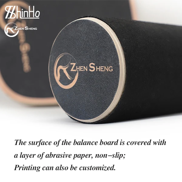 Zhensheng custom printed wooden balance board