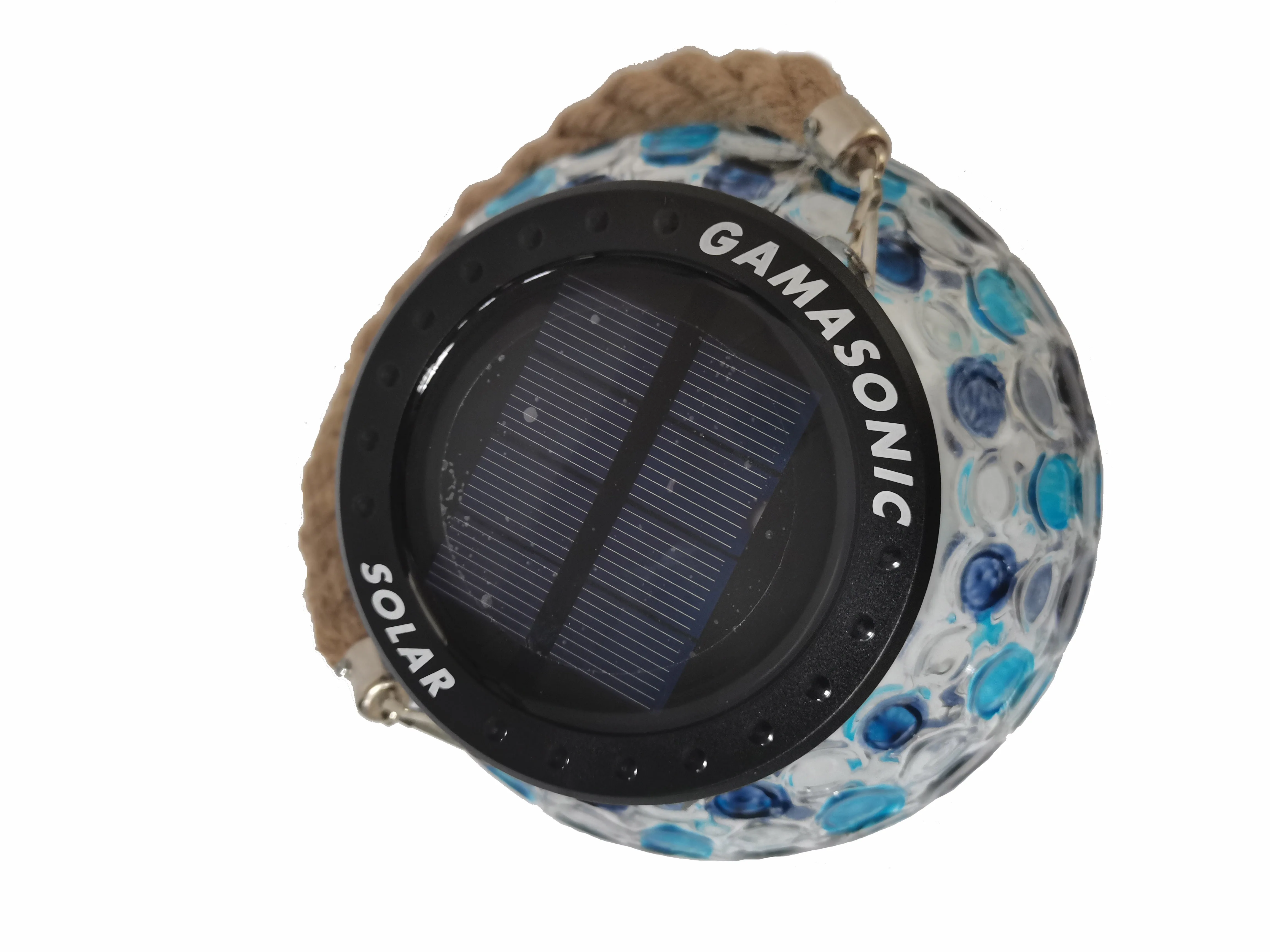 Solar Glass Ball Led Garden Lights Blue Jar Solar Light Table Light for Home Party Patio Lawn Christmas Outdoor Decor