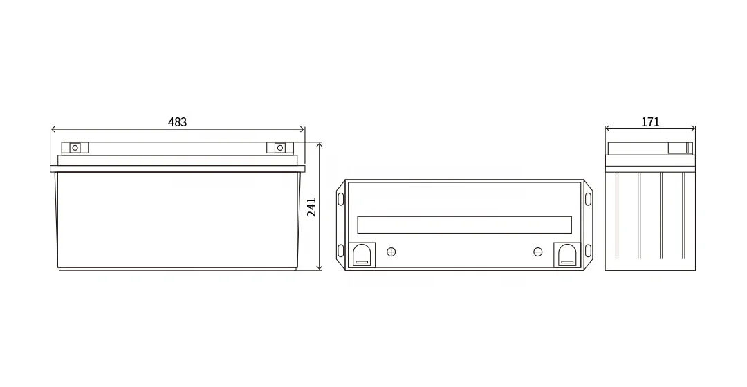 150Ah 200Ah 250Ah Deep Cycle Energy Storage GEL Battery 12V 100Ah Lead Acid Batteries