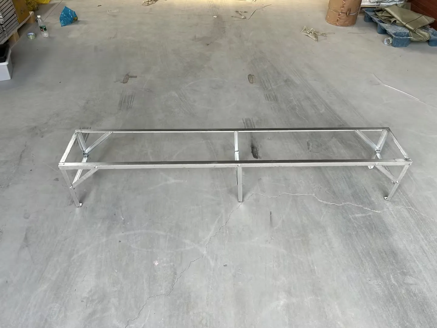 1m 1.5m 1.95m Goat Sheep Feeding Trough Support Galvanized Iron Farm Equipment Sturdy Support For Feeding Sheep Goat