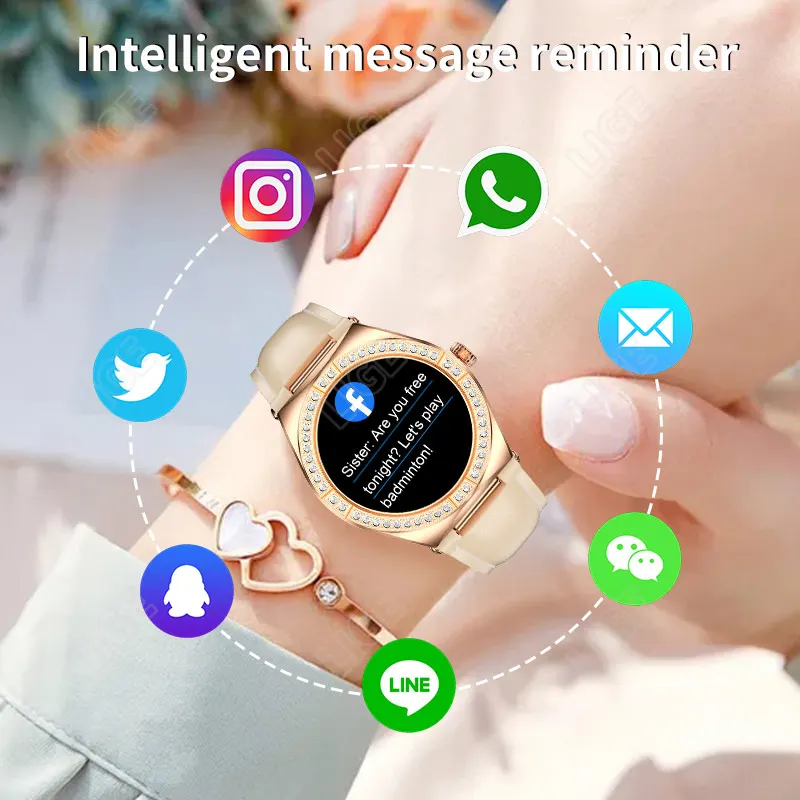 LIGE BW0304 Multifunctional Watch Heart Rate Monitoring Exercise Step Calorie Supports Android 4.4 and IOS 9.0 or Above Systems.