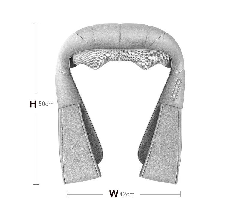 ZMIND deep tissue digital neck massager heated air traction neck and shoulder ems massager
