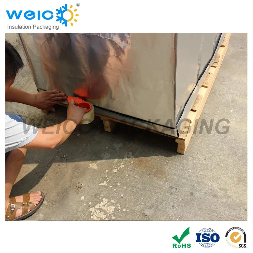 Упаковка для вина, теплоизолированная крышка поддона