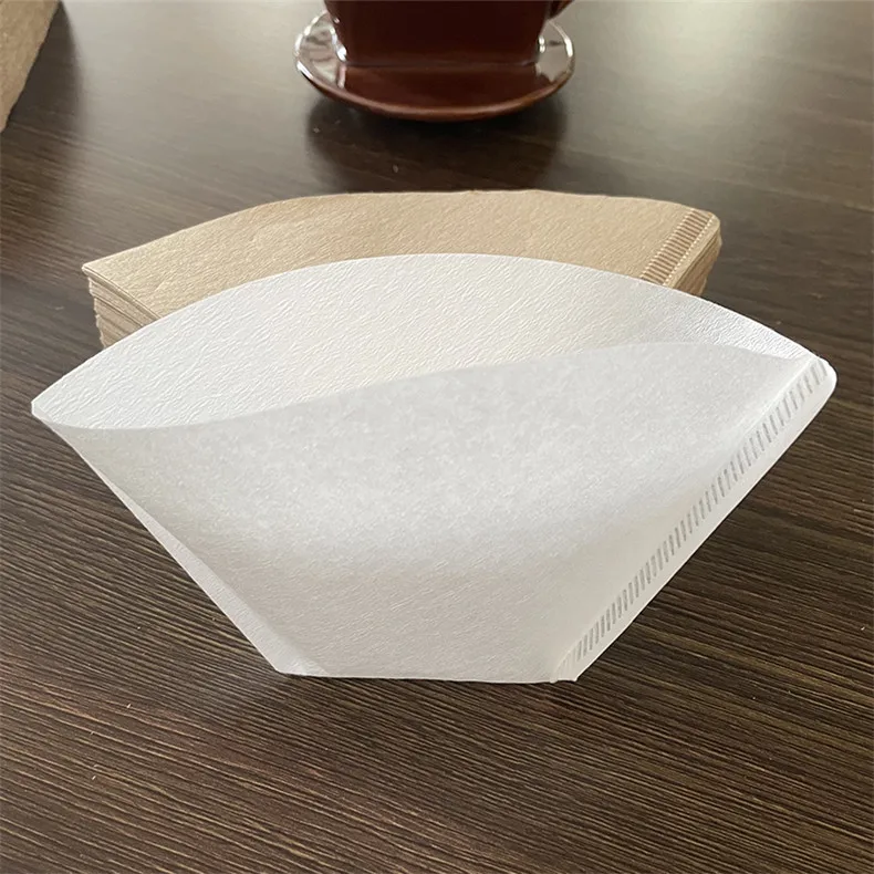 1-4 Cups Multiple Heat Seal V60 Foldable Origami Coffee Dripper Coffee Filter Paper For Drip Coffee