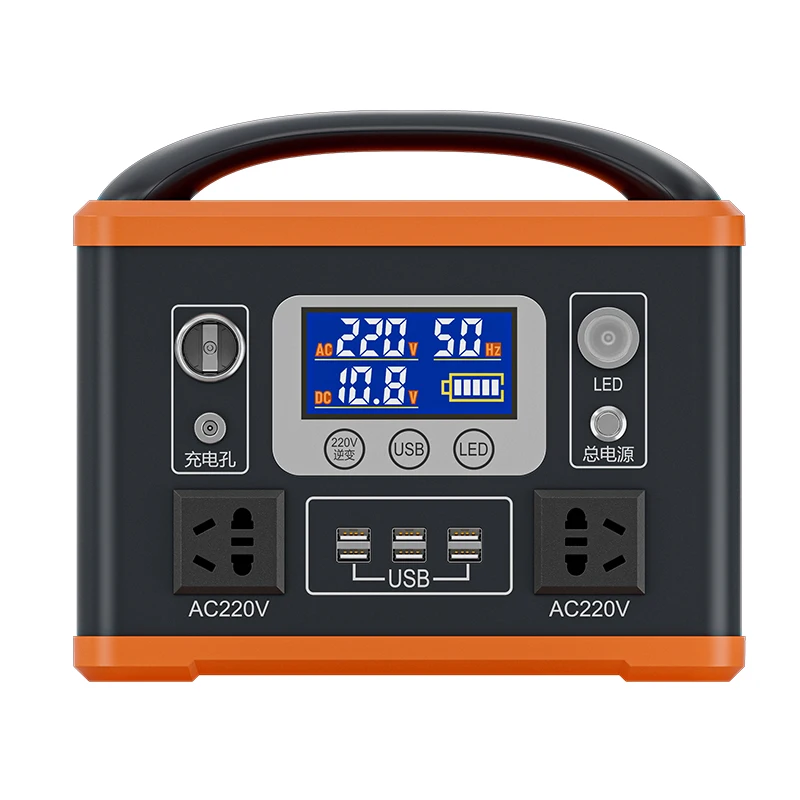 Konfulon 2023 new top selling UPS power station 75000mAh 500W AC fast charging powerbanks LED display for Emergency power source