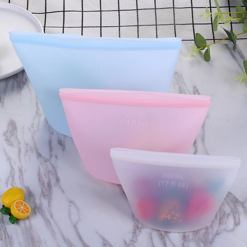 Silicone Food Storage Bag Silicone Bag Reusable