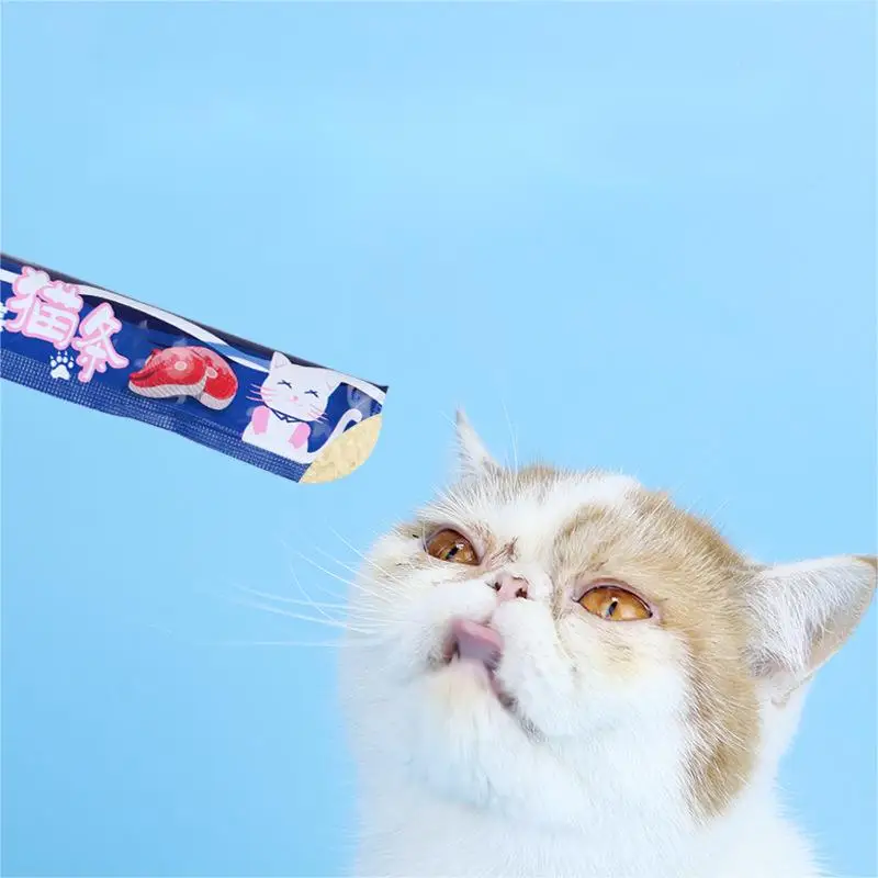 Оптовая цена 15 г кошачий влажный корм палочки кошачьи лакомства домашние котята закуски