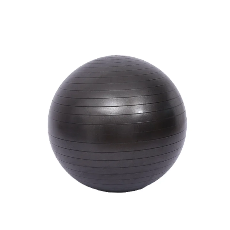 Custom Logo Black De 65 Cm Balance Anti Burst Inflatable Exercise Fitness Yoga Ball