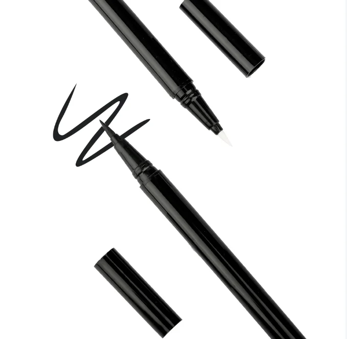 white liquid eyeliner self adhesive eyeliner pen with eyelash glue and eyeliner
