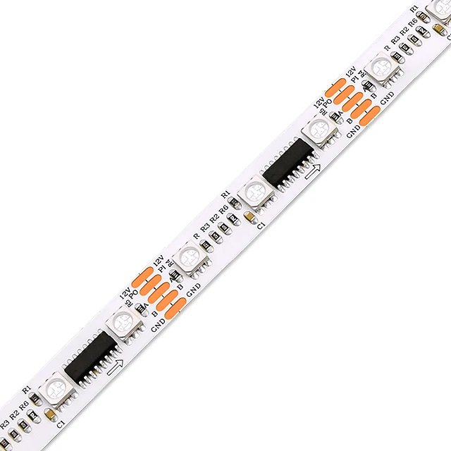 Dc12v Smart 5 In 1 Multi Color Smd 5050 Rgb+cct Optional Dmx512 Control Flexible Led Strip