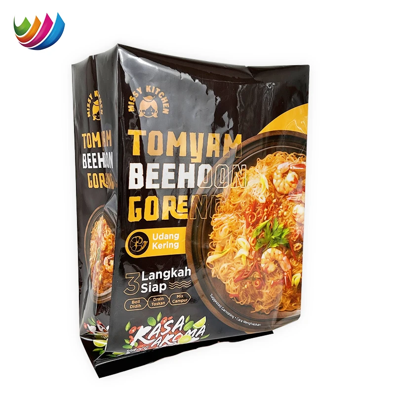 Custom Print Food Grade Aluminum Foil Spice Sauce Powder Plastic Packaging Pouch Food Spice Packaging Bag for Instant Noodles