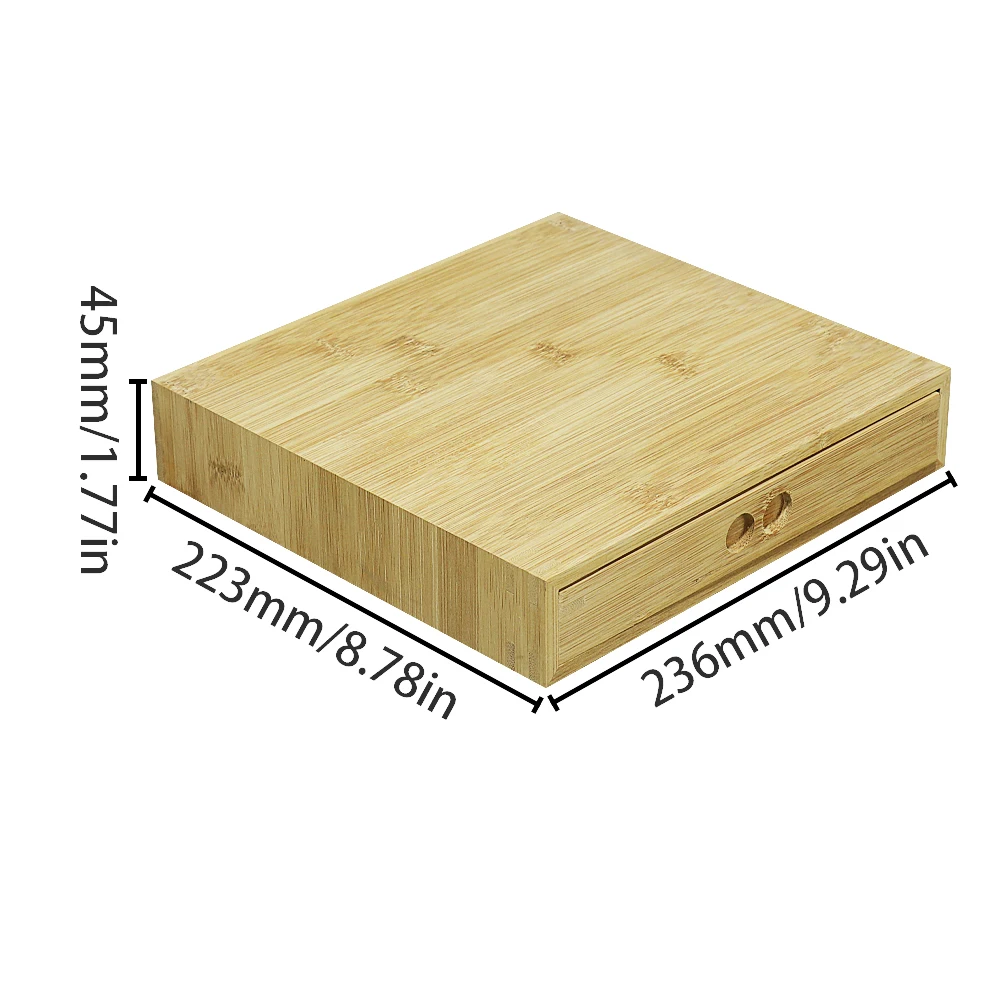 Custom Unfinished bamboo box Wholesale Rectangle Solid wood storage box Bamboo and wooden gift box
