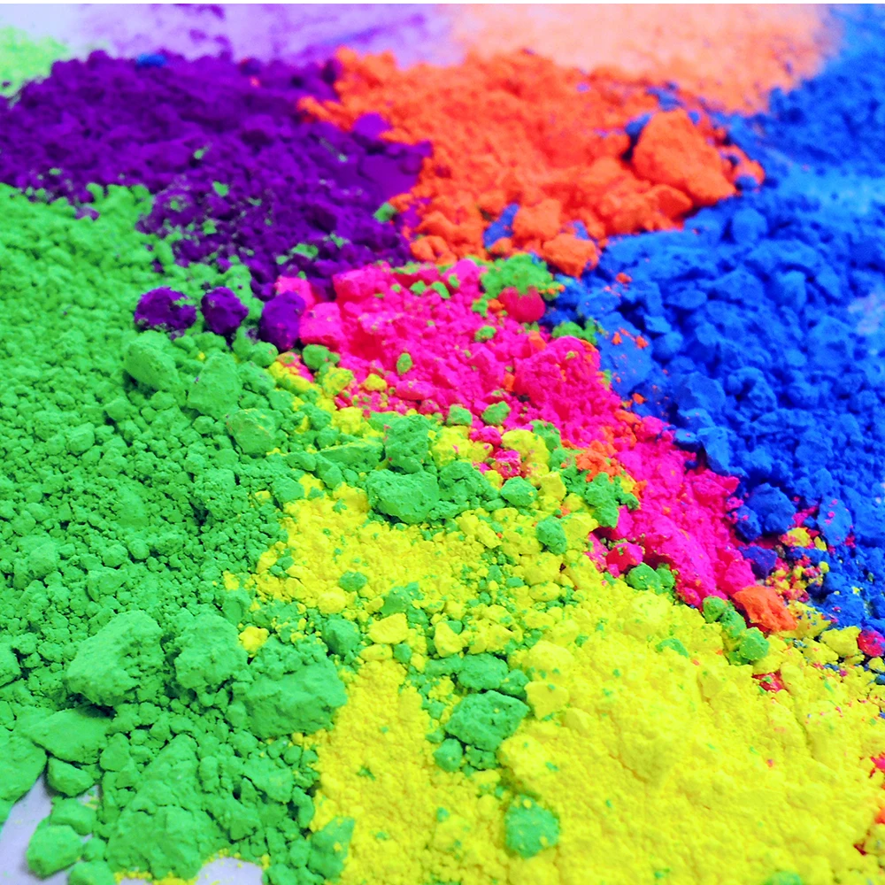 Makeup Pigment Fluorescent Series Fine Cosmetic Neon Mica Powder for Nails Art Resin Crafts