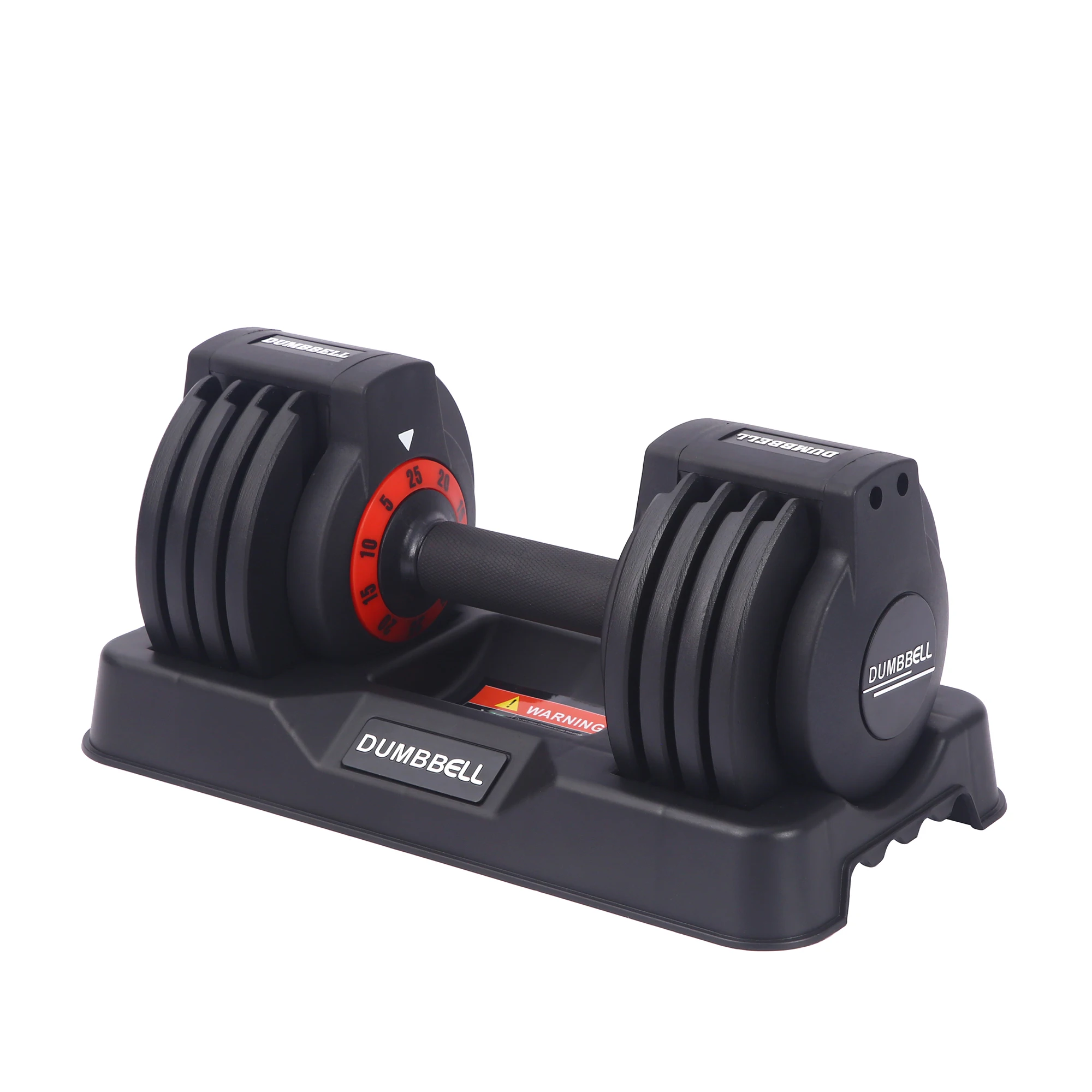 Adjustable Dumbbells 25LB Weights 5 in 1 Free Weights Dumbbell Metal Handle Exercise Equipment