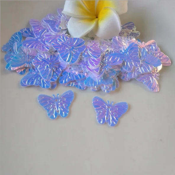
20mm sequins butterfly design DIY clothing shoes hats bags accessories 