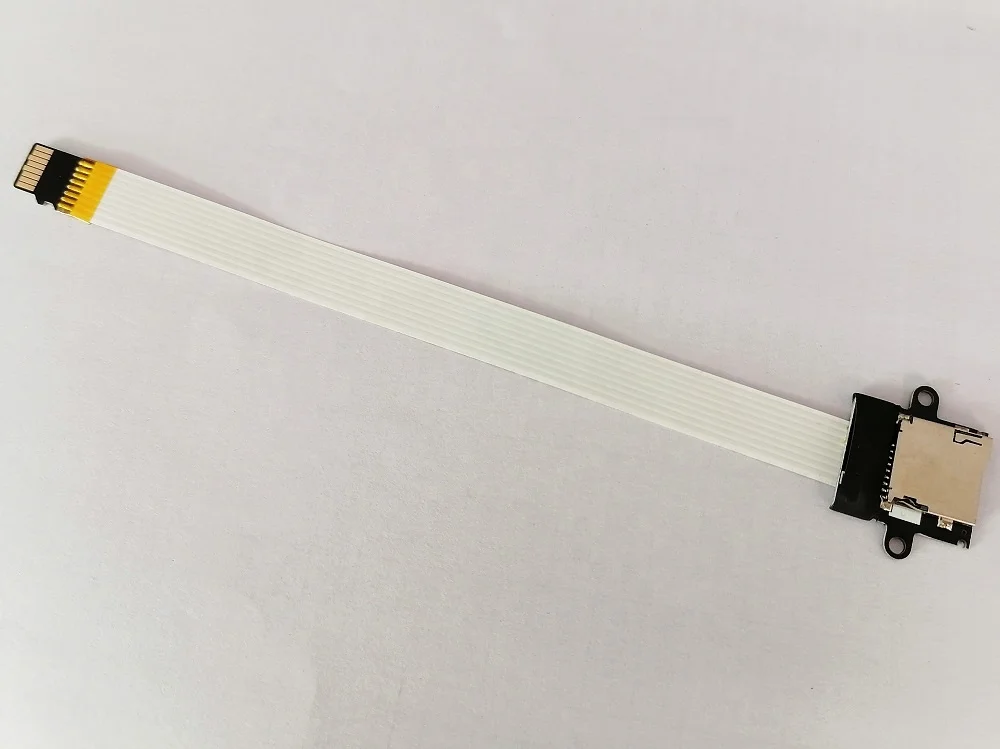 8pin FFC standard TF to TF SD extender cable has screw mounting holes TF card converting cable