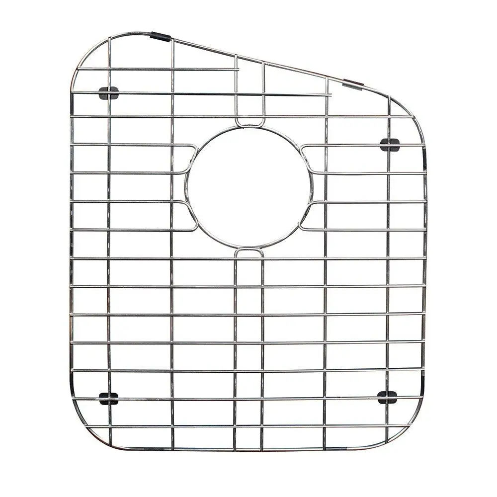 custom made protective rectangular stainless steel bottom metal chrome kitchen organizer protector wire sink grid