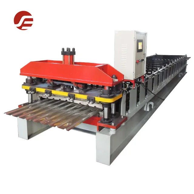 Wall Panel Roll Forming Trapezoidal Metal Roof Tile Making Machine