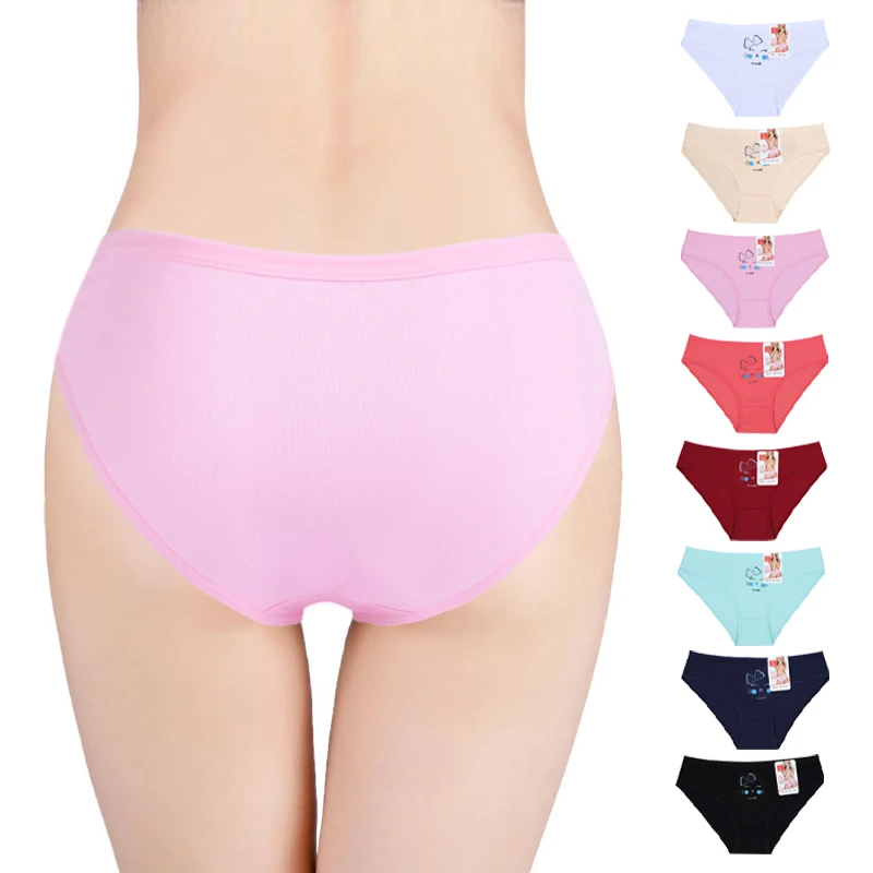UOKIN Wholesale Cotton High Waist Printed Plus Size Women Panties ladies plus size underwear