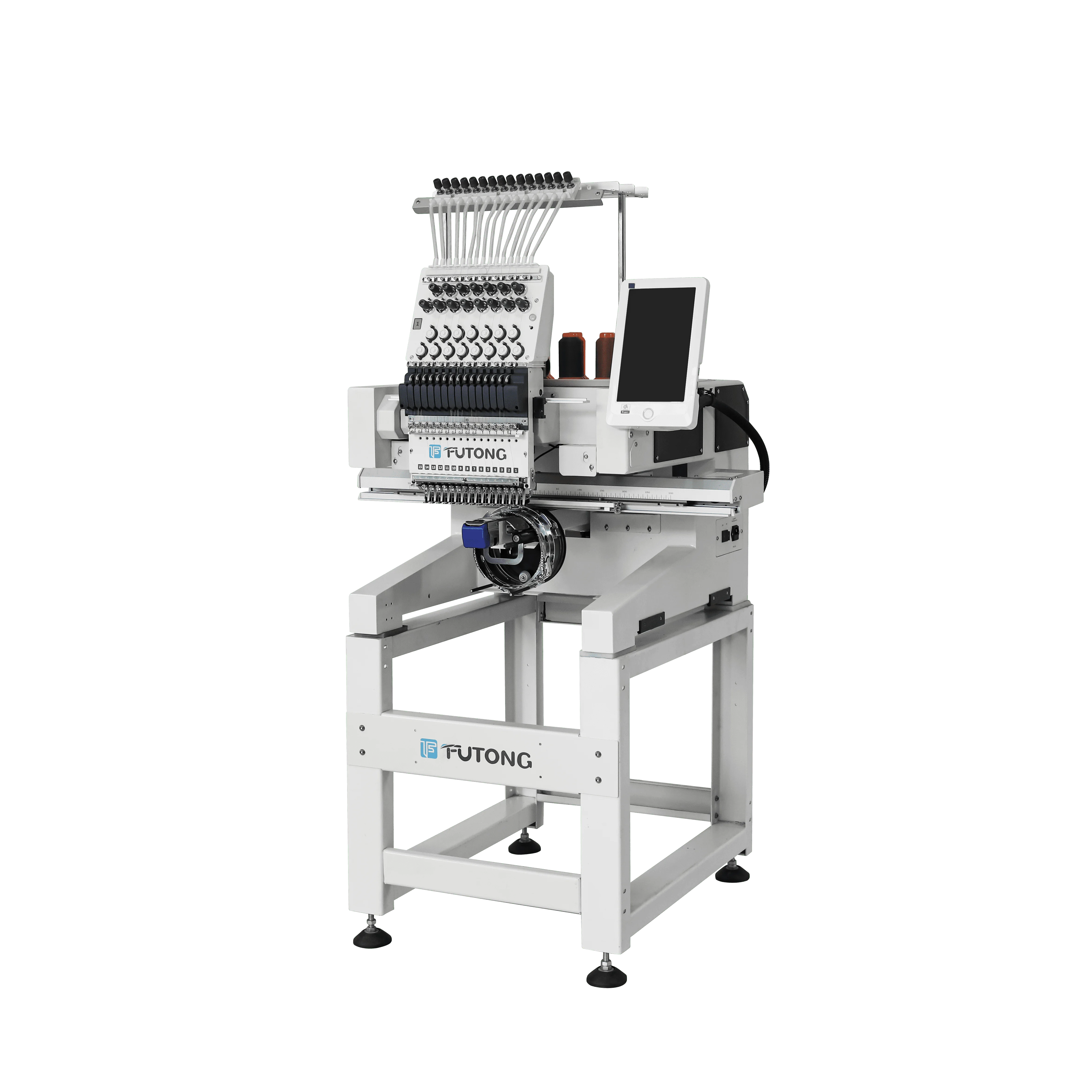 FUTONG embroidery machine 1 head computerized embroidery machine cap embroidery