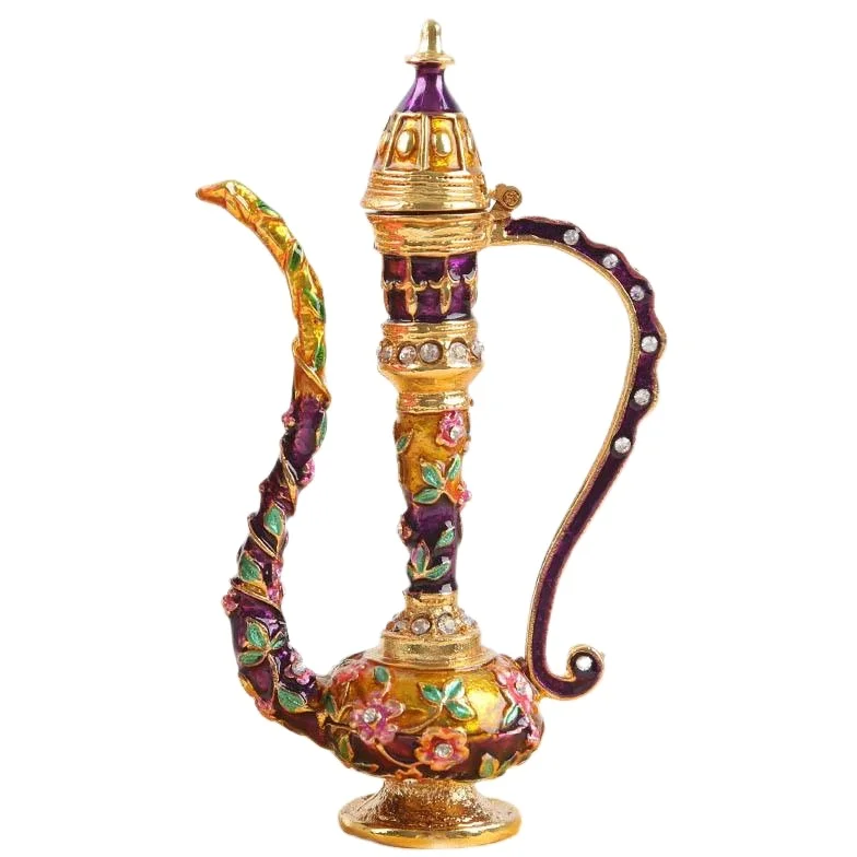 Aladdin Magic Lamp Ornament Large Wishing Gift Items Metal Home Decorations housewarming gift allah magic lamp wholesale