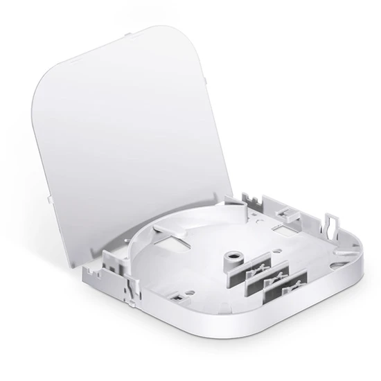 Fiber Fusion Tray 6 Core Fibers High Strength Plastic Flame Retardant Thickened Fiber Optic Cable Splice Tray