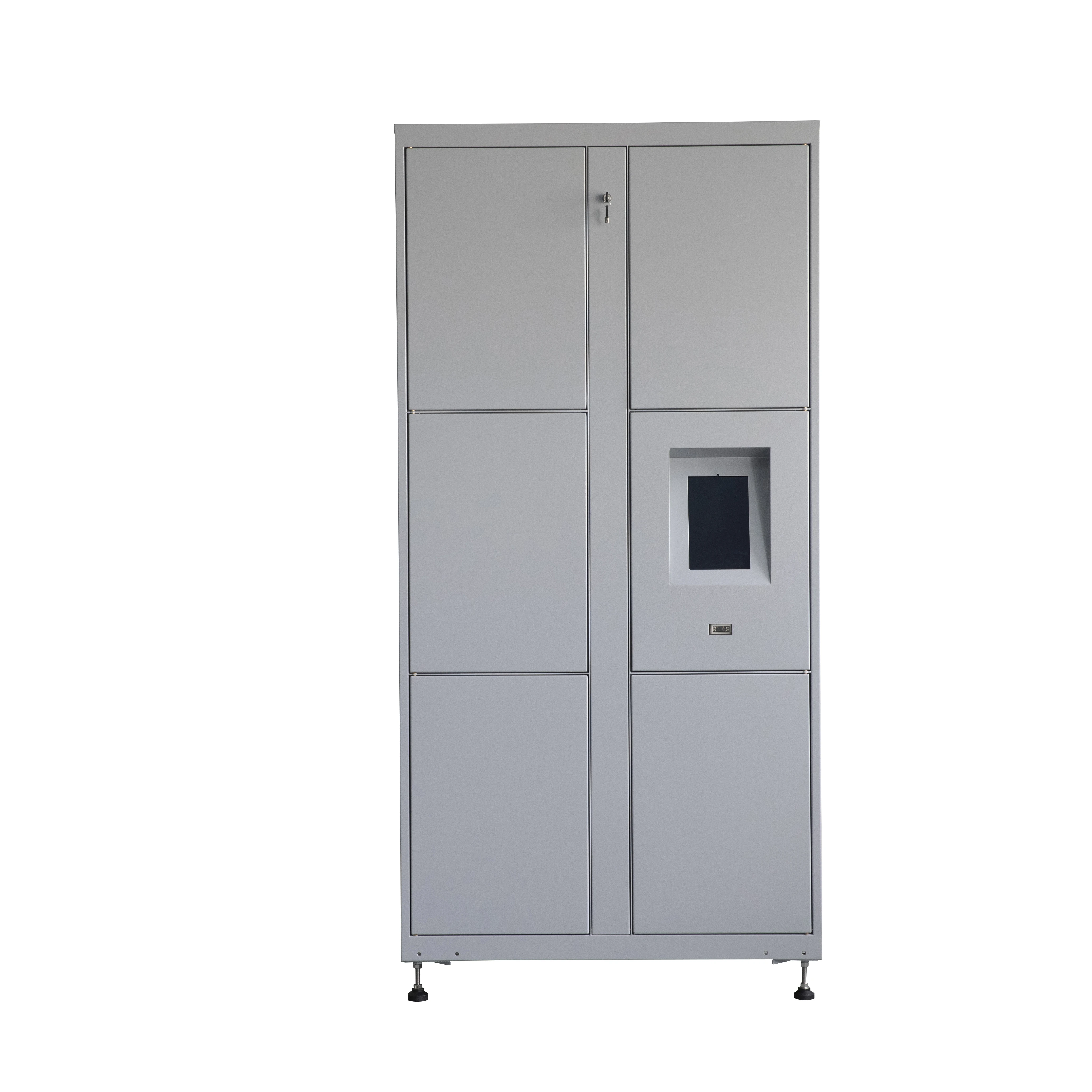SNBC outdoor waterproof Steel Face scan refrigerated parcel lockers with touch screen
