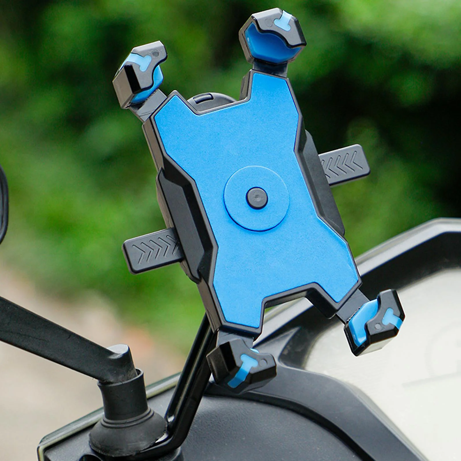 Custom logo cycle Phone Clamp bike mobile phone holder for scooter motorcycle bicycle Adjustable Handlebar Phone Mount