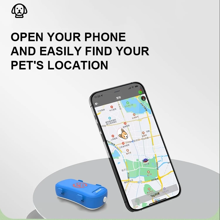 800 мА · ч Bluetooth gps-трекер для домашних животных