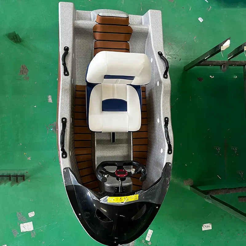 New Energy Adult Two-seater Water Entertainment Patrol Small Electric Motor Boat Kart Small Speed Boat 18KW