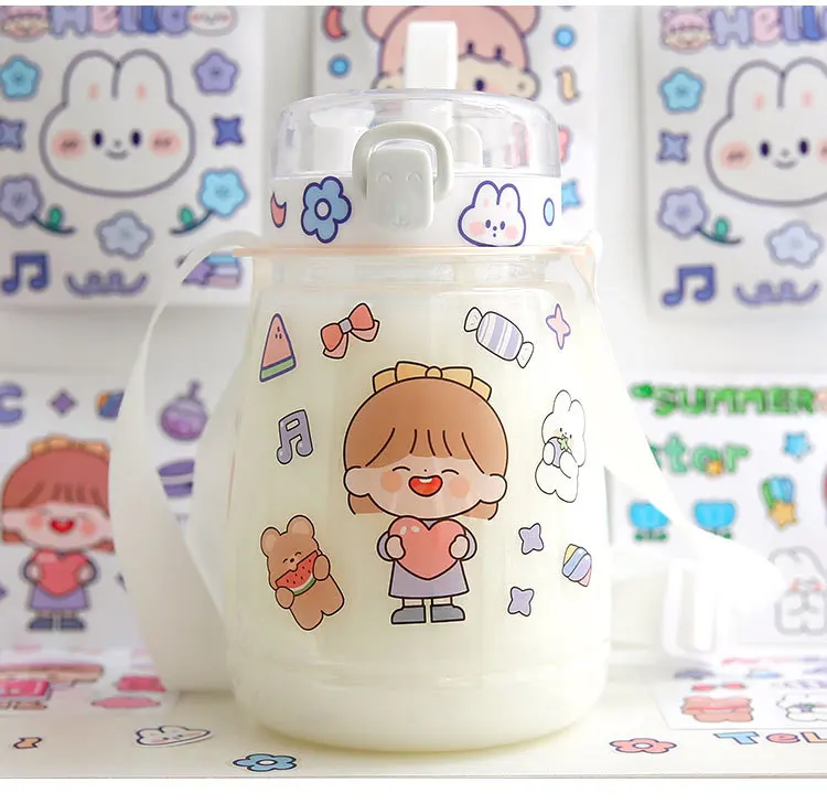 Hot sale Children DIY stickers waterproof PET stickers cute cartoon notebook decorative stickers sets retails customized