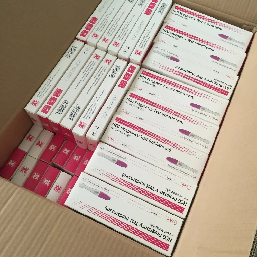 HCG fast CE Approval Home Use urine HCG Pregnancy Test Strip