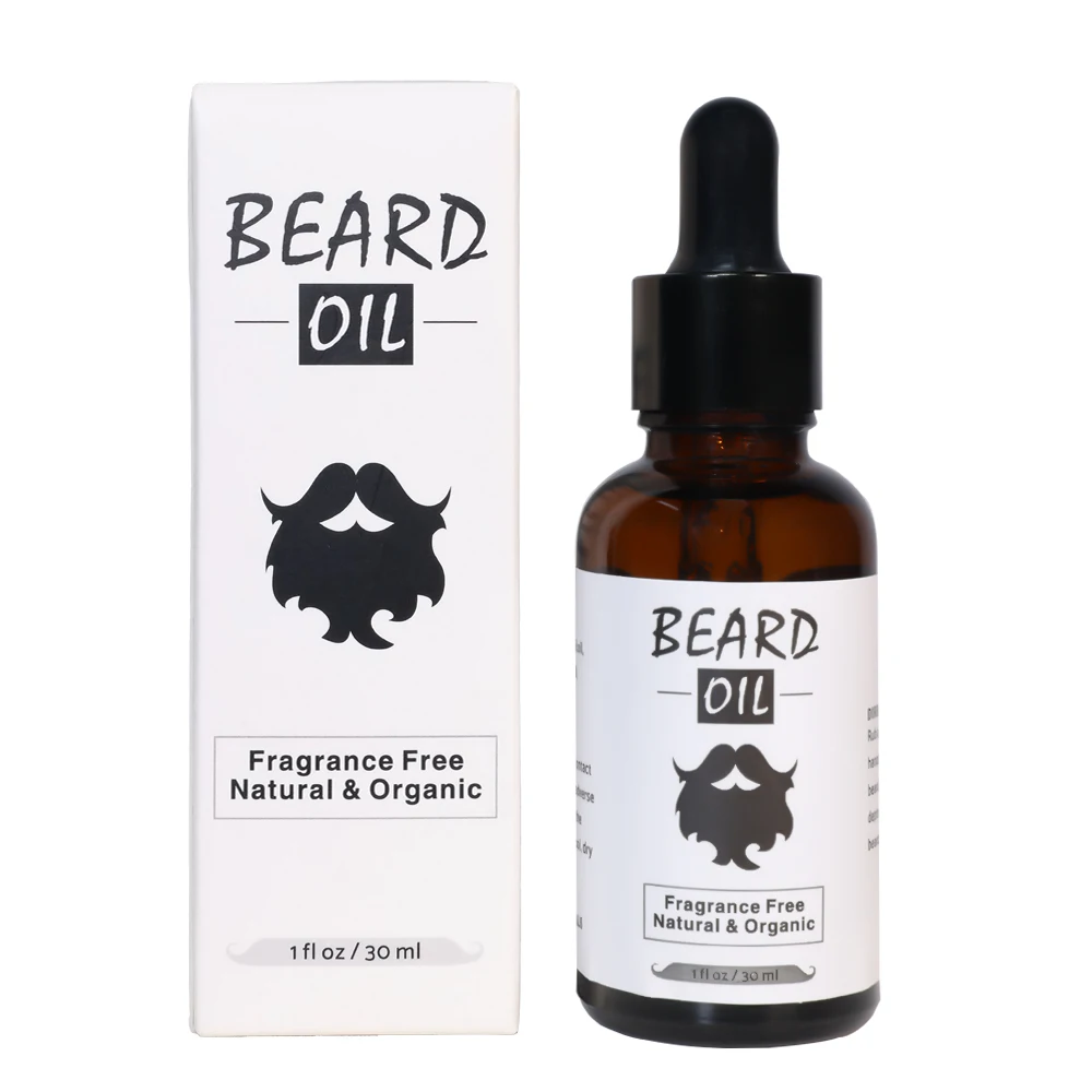Wholesale Custom Vegan Natural Mens Beard Treatment Smoothing Nourishing beard growth oil beard care for men