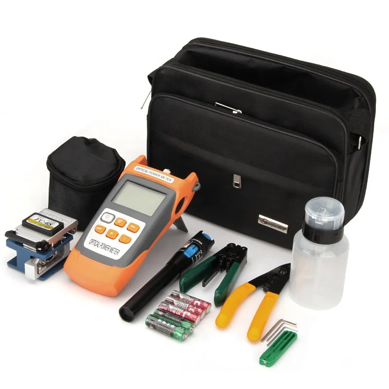 Лучшая цена для волоконно-оптический Сращивание набор инструментов ftth волоконно-ящик для инструментов