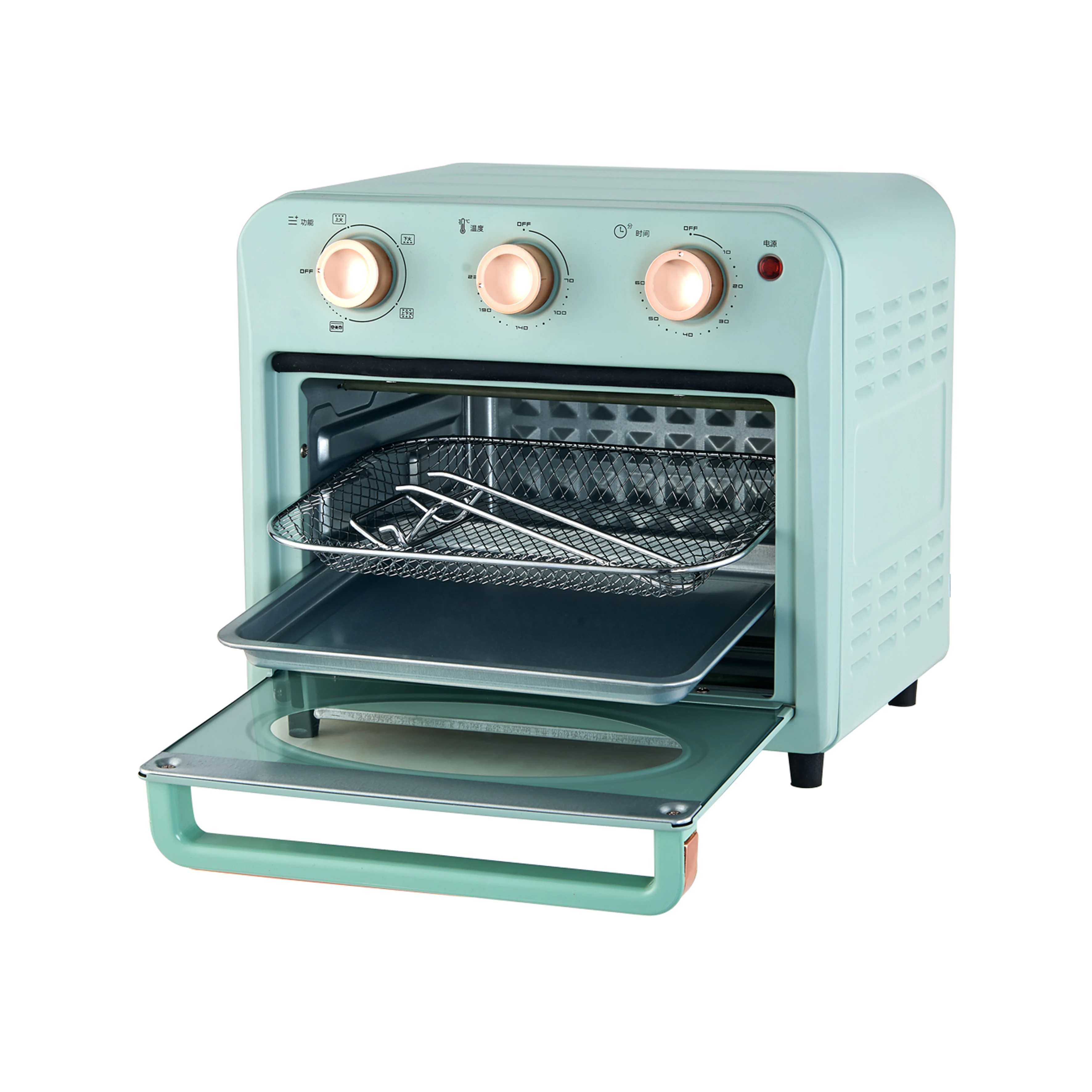 15L multifunctional mini oven toaster with Air fryers functions