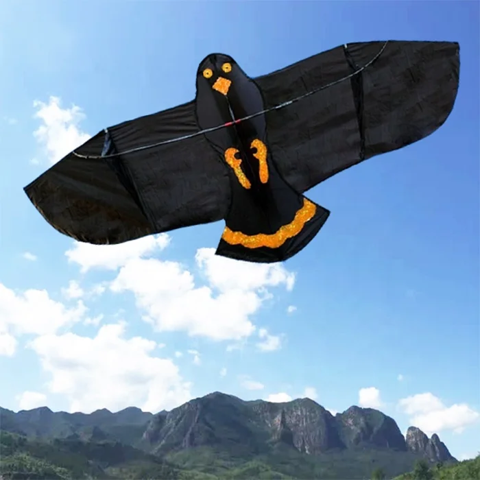 Chineses weifang easy flying 2m  huge eagle hawk kite for sale