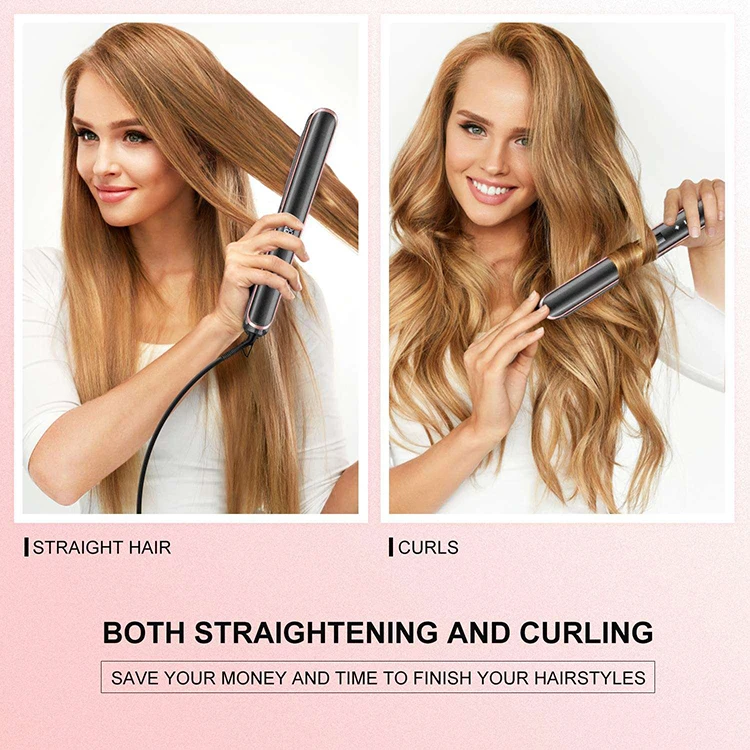 Professional 1 Inch Titanium Ceramic Hair Straightener Flat Iron Straightening Iron Plancha de cabello