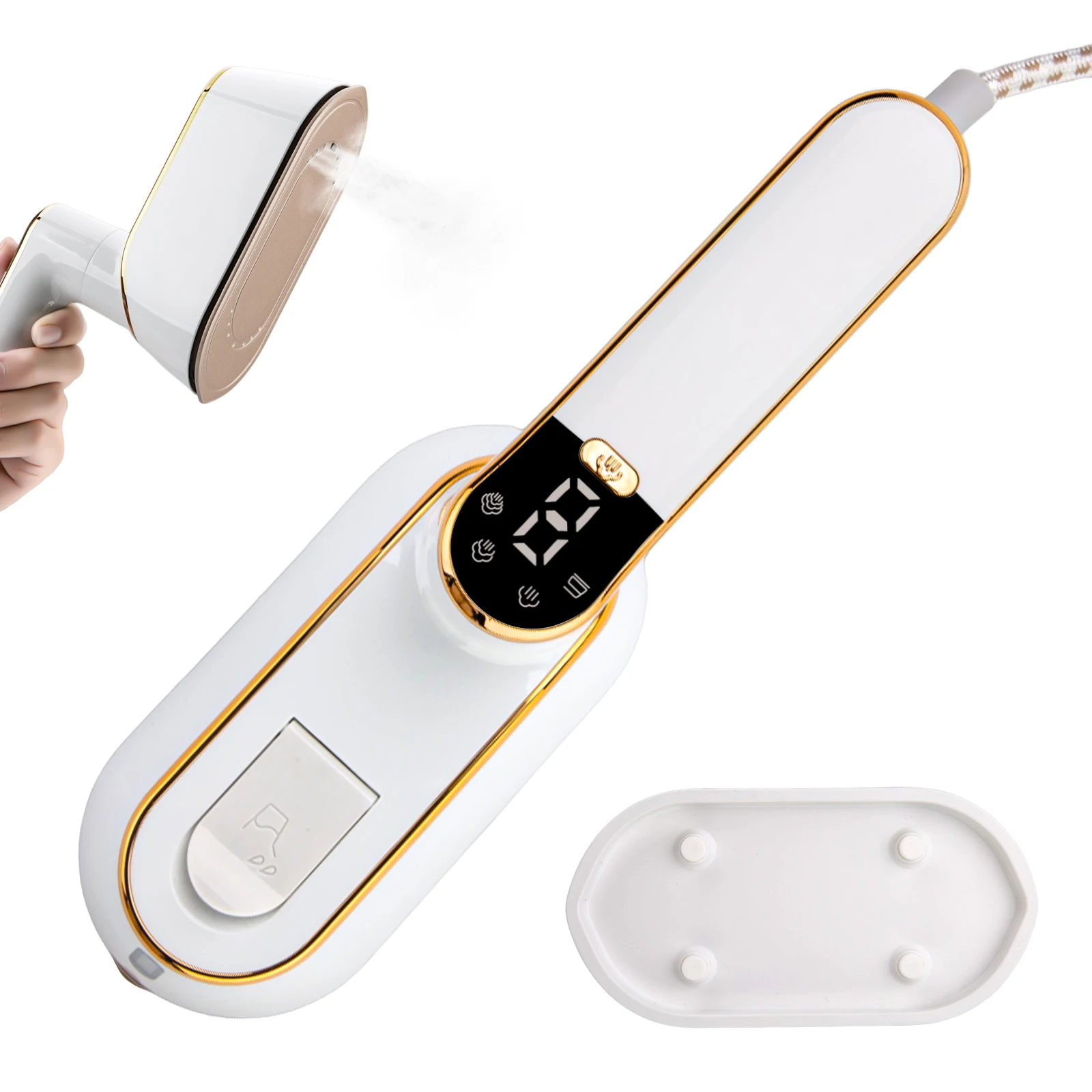 New Steam Iron For Clothes Garment Steamer Foldable Handheld Travel Steam Iron Ceramic Electric Iron Wet Dry Ironing Machine